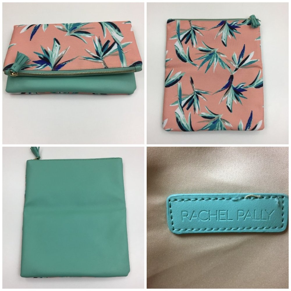 NWOT RACHEL PALLY Birds Of Paradise Reversible Clutch Zip Tassel